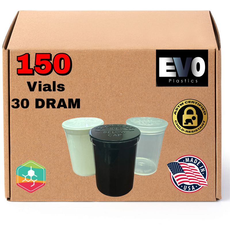 30 Dram Pop Top Bottle - Multiple Colors Available