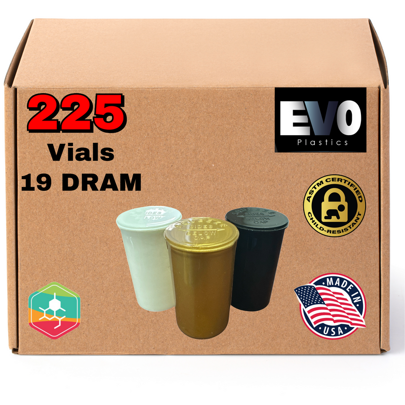 19 Dram Pop Top Bottle - Multiple Colors Available