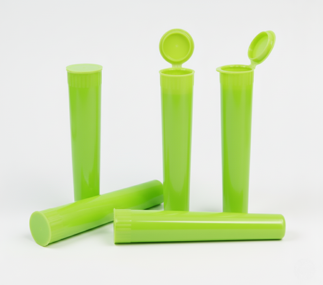 Lime Green - 116mm Pre-Roll Tubes - 1000 Count