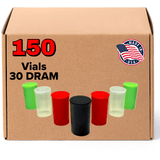 30 Dram Pop Tops (150 count) - EVO Plastics