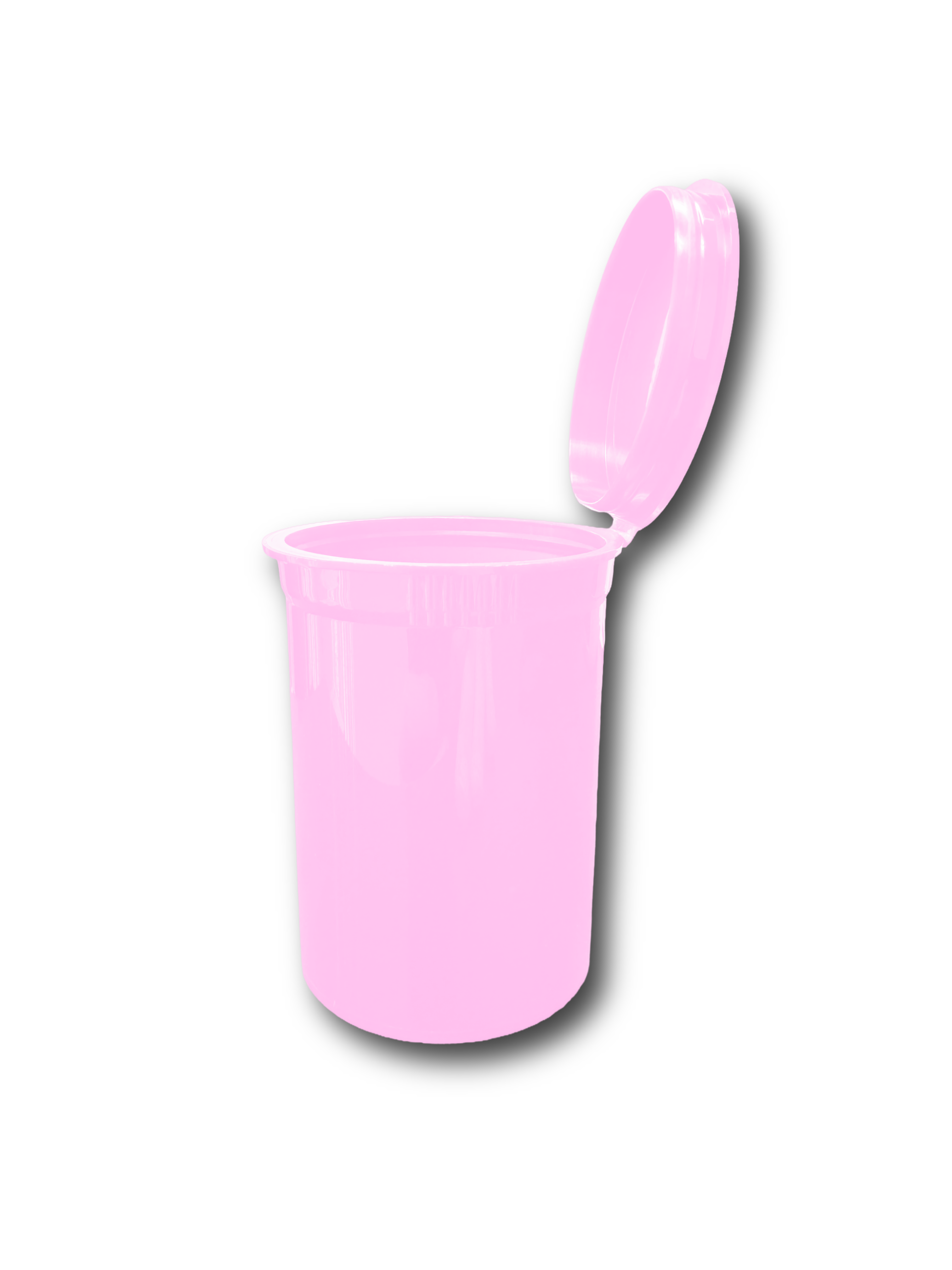 Pink 30 Dram Pop Top Bottle - Child Resistant - 150 units/case