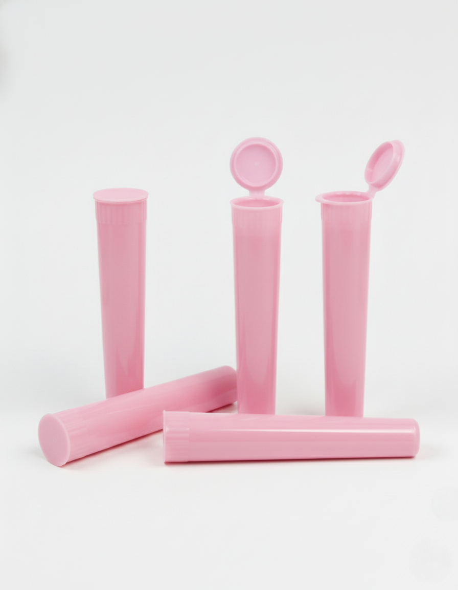 Opaque Pink - 116mm Pre-Roll Tubes - 1000 Count
